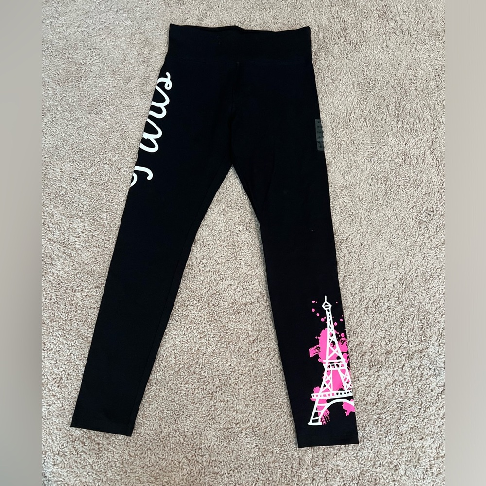 Justice Leggings Paris Eiffel Tower NWT SIZE 16/18